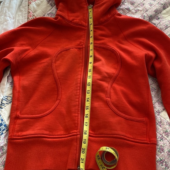 Red Lululemon Scuba Hoodie - Picture 5 of 5